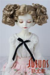 Lovely Two Pony Cute Synthetic Mohair Doll Wigs JD087