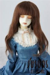 Long Mohair Doll wig with Full Bang JD084