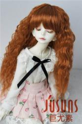 Soft Cabbage Wave Synthetic Mohair BJD Doll Wig JD041