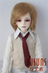 Short Boy Cut Resin BJD Mohair Doll Wig JD032