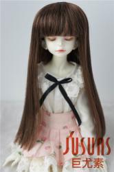 Long Straight Doll Wig Kanekalon Fiber JD024