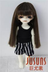 Fashion Straight Doll Wigs Kanekalon Fiber JD010B