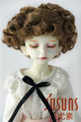 Double Pony Curly Synthetic Mohair Doll Wigs JD048