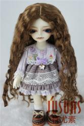 Pretty Long Curly Doll Wigs Synthetic Mohair JD220