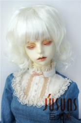 Lady Short Curly BJD Doll Wigs Synthetic Mohair JD260