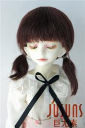 Lovely Two Pony BJD Mohair Doll Wigs JD446