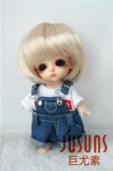 Short Cut Doll Wigs Synthetic Mohair JD025