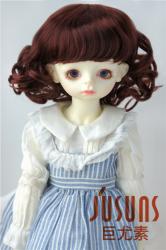 Fashion Short Curly Doll Wigs Synthetic Mohair JD164