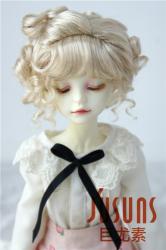 Pretty Curly Synthetic Mohair BJD Doll Wigs JD250B