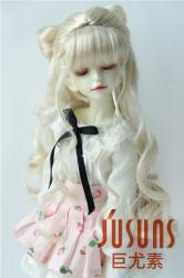 Pretty Bowknot with Long Curly BJD Synthetic Mohair Doll Wigs JD436