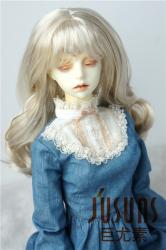 Pretty Curly BJD Synthetic Mohair Doll Wig JD473