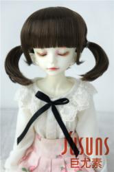 Cute Two Briads BJD Synthetic Mohair Doll Wigs JD387