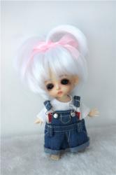 Cute Fountain BJD Synthetic Mohair Doll Wig JD002