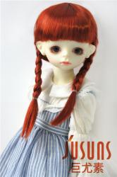 Double Braids BJD Synthetic Mohair Doll Wigs JD018B