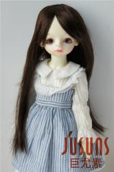 Long Straight Doll Wigs Kanekalon Fiber JD106