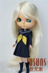 Long Straight Doll Wigs Kanekalon Fiber JD106