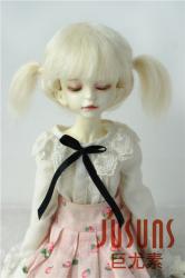 Lovely Twin Tail Mohair Doll Wigs JD203