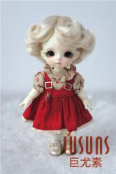 Cute Curly BJD Synthetic Mohair Doll Wig JD369
