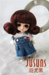 Cute Curly BJD Synthetic Mohair Doll Wig JD