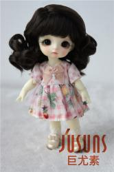 Soft Curly Synthetic Mohair BJD Doll Wigs JD038