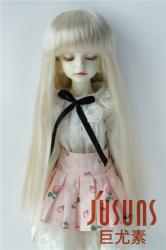 Long Straight Synthetic Mohair Doll Wig JD056