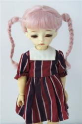 Lovely Long Mohair Twin Tail BJD Doll Wigs JD551
