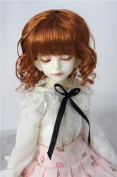 Lady Short Curly BJD Doll Wigs Synthetic Mohair JD260