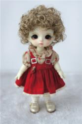 Fashion Short Curly BJD Synthetic Mohair Wigs JD522