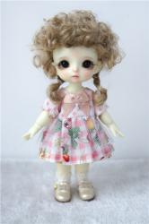 New Arrival Cute Curly BJD Synthetic Mohair Wigs JD570