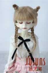 Cute Two Braids BJD Mohair Doll Wigs JD545