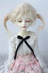 Lovely Mohair Twin Tail BJD Doll Wigs JD556