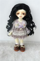 Pretty Long Curly Synthetic Mohair BJD Doll Wigs JD340