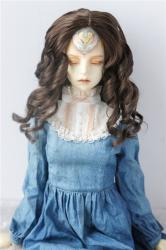 Long Curly Synthetic Mohair BJD Doll Wigs JD340