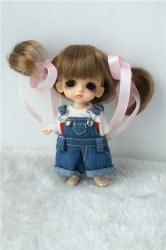 Double Pony Doll Wigs Synthetic Mohair JD070