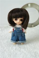 Short Cut Doll Wigs Synthetic Mohair JD025