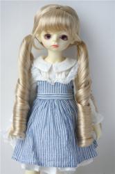 Pretty Curly BJD Synthetic Mohair Doll Wigs JD330C