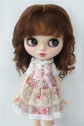 Pretty Short Curly BJD Mohair Doll Wigs D20313