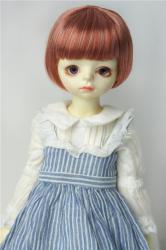 Lovely Short Cut Doll Wigs Synthetic Mohair JD256