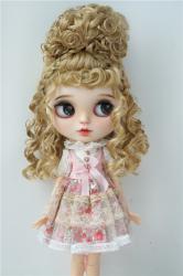 Long Curly Synthetic Mohair BJD Doll Wig JD542