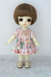 Lovely Short Cut Doll Wigs Synthetic Mohair JD256