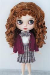 Long Curly BJD Synthetic Mohair Wig JD031