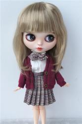 Lovely Short Curly BJD Synthetic Mohair Doll Wig JD045