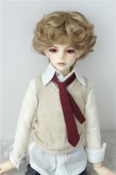Fashion Short Curly BJD Synthetic Mohair Wigs JD458