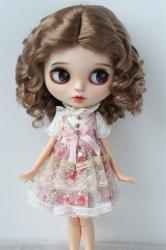 JD039 10-11inch 26-28CM Combed Mohair Blythes Wig 18" OG Doll Hair