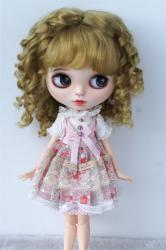 JD162 10-11inch 26-28CM Combed Mohair Blythes Wig 18" OG Doll Hair
