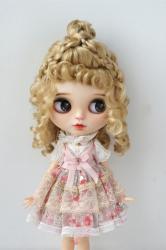 Newest Curly Synthetic Mohair BJD Doll Wig JD737