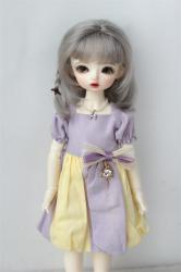 New Style BJD Synthetic Mohair Gray Color Doll Wig JD708