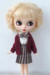 Lovely Wave BJD  Doll Wig Mohair JD012