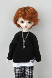 Fashion Short Curly BJD Synthetic Mohair Doll Wigs JD219