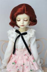 Lovely Short Curly BJD Synthetic Mohair Doll Wigs JD338